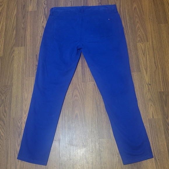 Tommy Hilfiger Women’s Size 4 Dark Blue Logo Pants Casual Dressy B63 - Picture 7 of 11